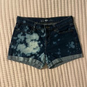 Bleach Dyed Shorts